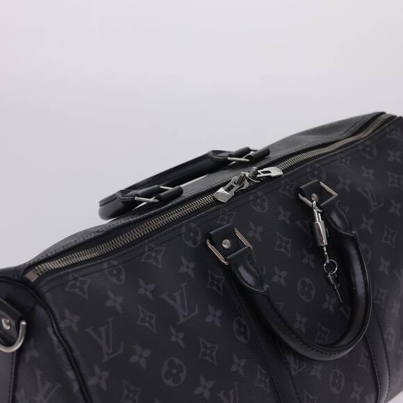 LOUIS VUITTON Eclipse Keepall Bandouliere 45 Boston Bag M43278 - Picture 6 of 16